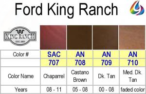 Aniline Leather Color - Ford King Ranch