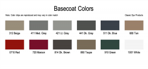 Basecoat Colors