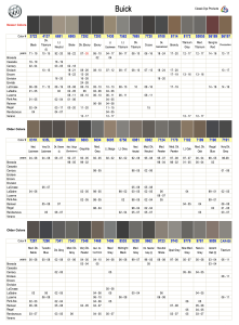 Buick Interior Colors