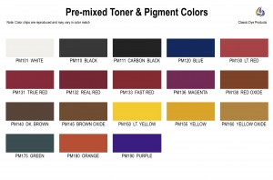 PM - PreMixed Toner Colors