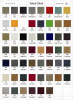 VCC - Velour Color Chart