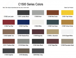 C1500 Series - Toners & Colors