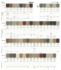 Jaguar Interior Colors