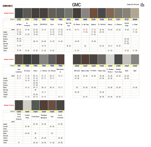 GMC Interior Colors