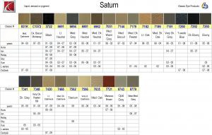 Saturn Interior Colors