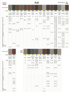 Audi Interior Colors