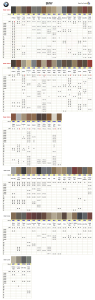 BMW '00-'23 Interior Colors