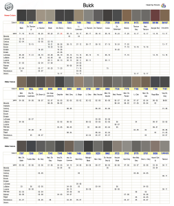 Buick Interior Colors